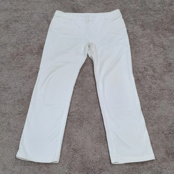 Eileen Fisher White Jeans Size Medium - Picture 1 of 10